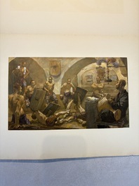 Alexandre Iacovleff (1887-1938): 'La croisi&egrave;re jaune', incl. 44 illustrations, lithography on paper, dated 1931-1932