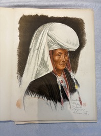 Alexandre Iacovleff (1887-1938): 'La croisi&egrave;re jaune', incl. 44 illustrations, lithography on paper, dated 1931-1932