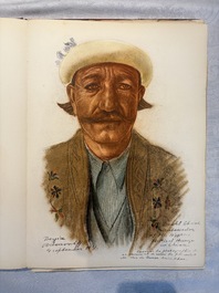 Alexandre Iacovleff (1887-1938): 'La croisi&egrave;re jaune', incl. 44 illustrations, lithography on paper, dated 1931-1932