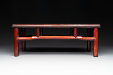 Three Chinese wooden stands, 19/20th C.