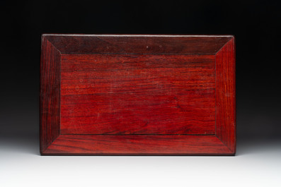 Three Chinese wooden stands, 19/20th C.