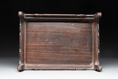 Three Chinese wooden stands, 19/20th C.