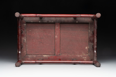 Three Chinese wooden stands, 19/20th C.
