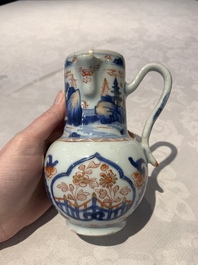 Two Chinese Imari-style jugs with covers, 18th C.