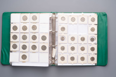 A comprehensive collection of ca. 1.317 British coins, various denominations and including silver coins, 19/20th C.