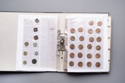 A comprehensive collection of ca. 1.317 British coins, various denominations and including silver coins, 19/20th C.