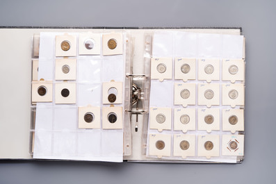 A comprehensive collection of ca. 1.317 British coins, various denominations and including silver coins, 19/20th C.