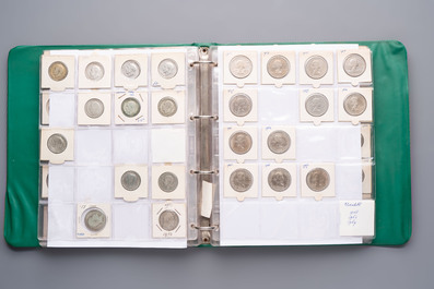 A comprehensive collection of ca. 1.317 British coins, various denominations and including silver coins, 19/20th C.