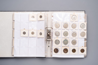 A comprehensive collection of ca. 1.317 British coins, various denominations and including silver coins, 19/20th C.