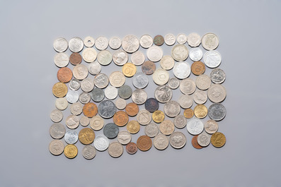 A comprehensive collection of ca. 1.317 British coins, various denominations and including silver coins, 19/20th C.