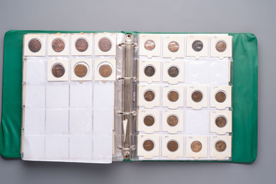 A comprehensive collection of ca. 1.317 British coins, various denominations and including silver coins, 19/20th C.