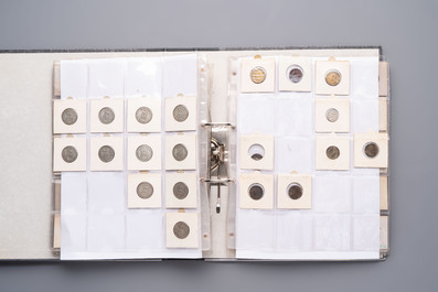 A comprehensive collection of ca. 1.317 British coins, various denominations and including silver coins, 19/20th C.