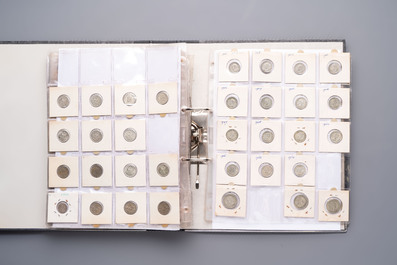 A comprehensive collection of ca. 1.317 British coins, various denominations and including silver coins, 19/20th C.