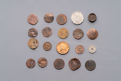 A comprehensive collection of ca. 1.317 British coins, various denominations and including silver coins, 19/20th C.