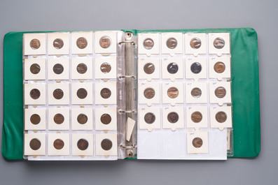 A comprehensive collection of ca. 1.317 British coins, various denominations and including silver coins, 19/20th C.
