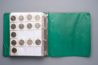 A comprehensive collection of ca. 1.317 British coins, various denominations and including silver coins, 19/20th C.