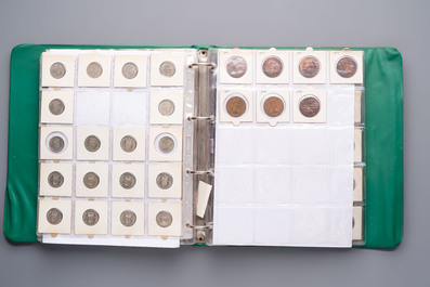 A comprehensive collection of ca. 1.317 British coins, various denominations and including silver coins, 19/20th C.
