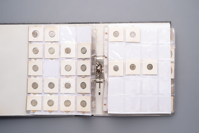 A comprehensive collection of ca. 1.317 British coins, various denominations and including silver coins, 19/20th C.