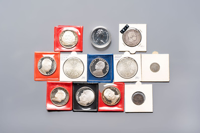 A comprehensive collection of ca. 1.317 British coins, various denominations and including silver coins, 19/20th C.