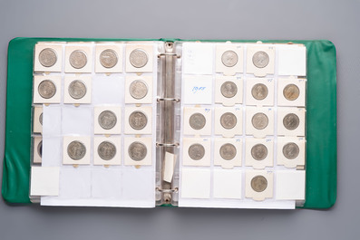 A comprehensive collection of ca. 1.317 British coins, various denominations and including silver coins, 19/20th C.