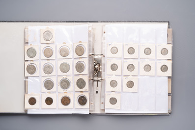 A comprehensive collection of ca. 1.317 British coins, various denominations and including silver coins, 19/20th C.