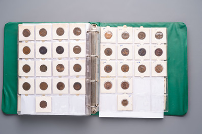 A comprehensive collection of ca. 1.317 British coins, various denominations and including silver coins, 19/20th C.