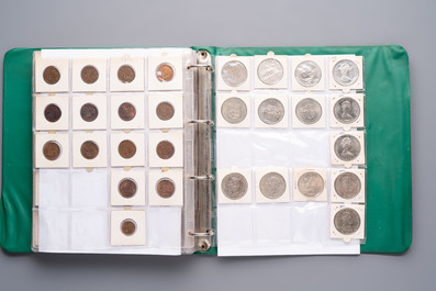 A comprehensive collection of ca. 1.317 British coins, various denominations and including silver coins, 19/20th C.