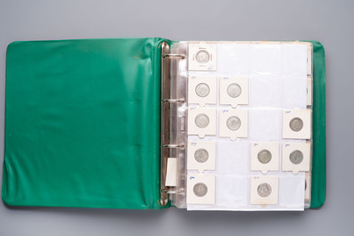 A comprehensive collection of ca. 1.317 British coins, various denominations and including silver coins, 19/20th C.