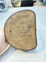 A set of three Chinese or Vietnamese gilt-lacquered wooden sculptures of Buddha, 18/19th C.