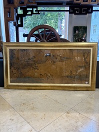 Chinese school: 'Horses', ink and colour on silk, 19th C.