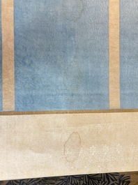 In the manner of Li Gonglin 李公麟 (1049-1106): 'Sages and servant under the tree', ink and colour on silk