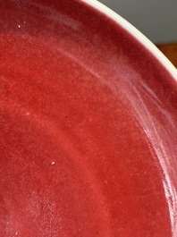 A Chinese langyao plate, Kangxi/Qianlong