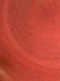 A Chinese langyao plate, Kangxi/Qianlong