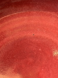 A Chinese langyao plate, Kangxi/Qianlong