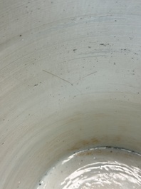 A Chinese blue and white jardini&egrave;re with floral design, Qianlong