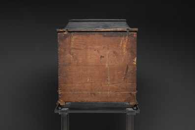 A fine Italian tortoiseshell- and ebony-veneered cabinet, Florence, 17th C.