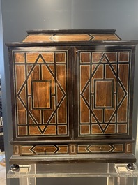 A fine Italian tortoiseshell- and ebony-veneered cabinet, Florence, 17th C.