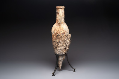 A Roman terracotta amphora for wine or oil transport, 1st C. B.C.