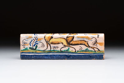 Six polychrome Spanish pottery wares, Talavera, 18th C.