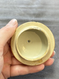 Two Chinese famille rose 'rooster' teapots, Yongzheng/Qianlong