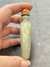 Six various Chinese snuff bottles, 19/20th C.