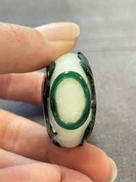 Six various Chinese snuff bottles, 19/20th C.