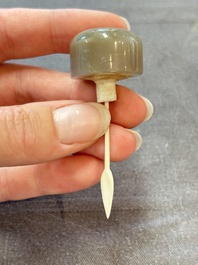 Six various Chinese snuff bottles, 19/20th C.