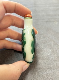 Six various Chinese snuff bottles, 19/20th C.