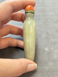 Six various Chinese snuff bottles, 19/20th C.