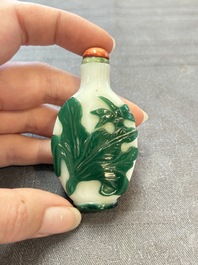 Six various Chinese snuff bottles, 19/20th C.