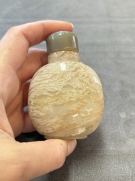 Six various Chinese snuff bottles, 19/20th C.