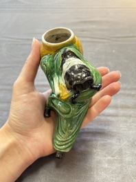 Eight Chinese sancai-glazed wares, 19th C.