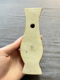 Eight Chinese sancai-glazed wares, 19th C.