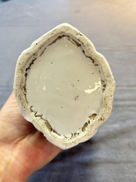 Three Chinese blue and white vases, Kangxi